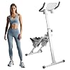 Stair Stepper Folding Vertical Aerobics Appliances Exercise Climber for at-Home Workouts Total Body Exerciser with Handle 242LBS Load with Stand/Cup Holder, Step Angle Adjustable