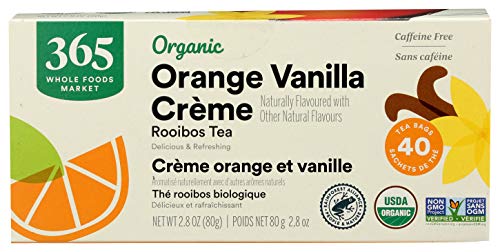 365 By Whole Foods Market, Tea Rooibos Orange Vanlla Creme Organic, 40 Count #TOP3