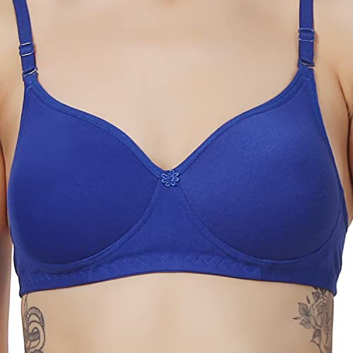Image of Women Cotton Lightly padded Wire Free Seamless Bra Pack of 1