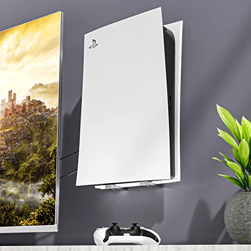 Wall Mount For Ps5,Aluminum Alloy Wall Bracket Shelf Compatible With Playstation 5 Disc & Digital Edition, Wall Stand For Ps5 Accessories #TOP2