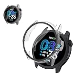 For COROS（カロス）PACE 4 用 ケース カバー KONXISA COROS（カロス）PACE 4 カバー+フィルム 一体型（PCケース+ガラスフィルム）高透過率 擦り傷防止 衝撃吸収 装着充電可能 全面保護 着脱簡単（クリア）