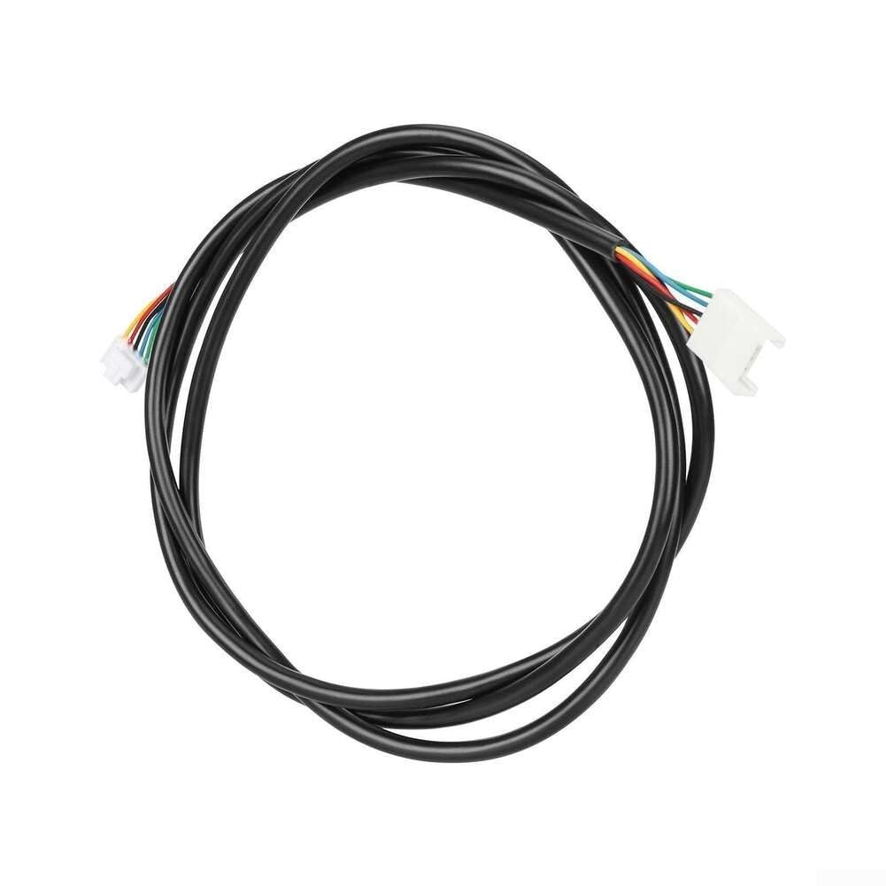 Hosrivae Data Cable for Xiaomi Clone Scooter, 127cm Controller Wire Replacement, High Conductivity Connector Cord E-Scooter Repair Parts, Black(1PC Black)
