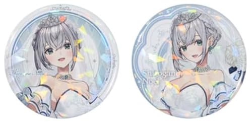 一番・くじ ホロ・ライブ 〜Wedding Dress Style〜 缶バッジ賞 缶バッジセット 白銀ノエル ホログラムver 2種セット