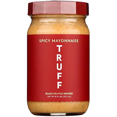 Truff Black Truffle Infused Spicy Mayonnaise, No Preservatives, Gluten Free, 8 Fluid Ounce (Pack of 6) Cover