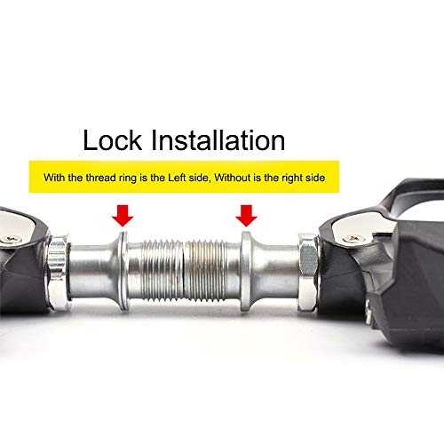 SUPOW PD-R97 Bike Pedals, Ultralight Road Bike Pedal, Clipless Delta Pedals, Aluminum Alloy Bicycle Pedals Cleats Set for Road Bike