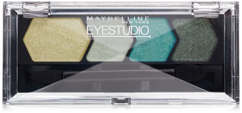 Maybelline New York Silk Eyeshadow Quad, Gutsy Green, 0.09 Ounce #TOP29