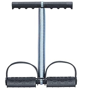 Covvy Multifunktionales Feder Zugseil Beintrainer (Schwarz)