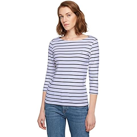 TOM TAILOR Damen Longsleeve mit Logo-Stickerei 1032035, 29953 Cover