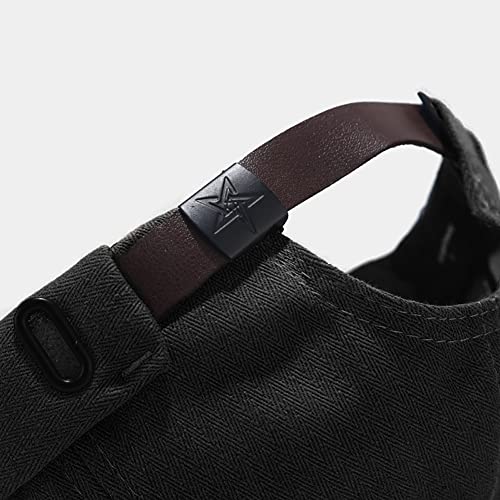 Image of XYIYI Mens Docker Cap Brimless Hats Skullcap Worker Sailor Cap Rolled Cuff Retro Beanie Hat
