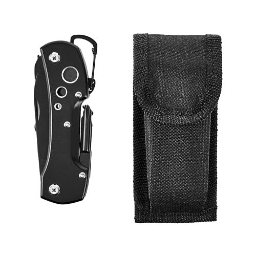 Miniatura 3 de Amazon Basics Navaja de bolsillo multiusos 15 en 1 con funda, Negro