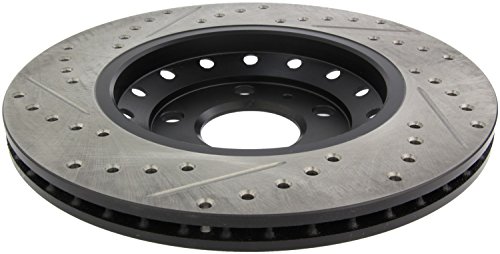 Image of StopTech 127.33102L Sport Drilled /Slotted Brake Rotor (Rear Left), 1 Pack
