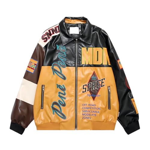 ジャケット・アウター LAST NEST 2024FW LEATHER VARSITY JACKET VARSITY JACKETS
