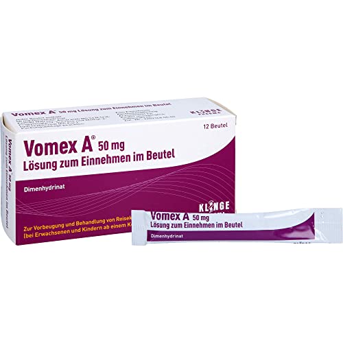VOMEX A 50 mg Lsg.z.Einnehmen im Beutel 12 St