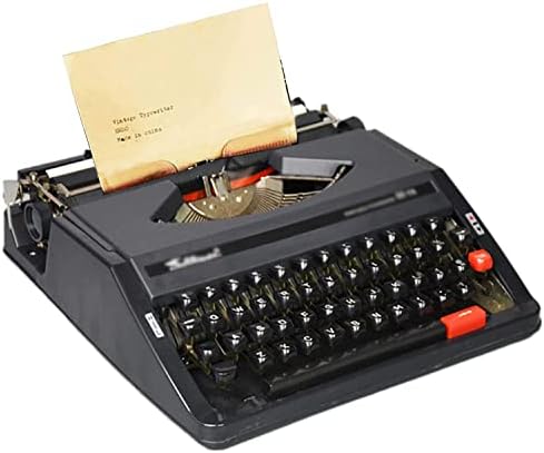 Portable Manual Typewriter - Vintage Mechanical Typewriter for Creative Writing & Notes - Classic Design for Writers, Students & Typing Enthusiasts