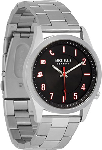 Preisvergleich Produktbild Mike Ellis Connect M4849H MEC Uhr Senator Edelstahl, Glieder Silber