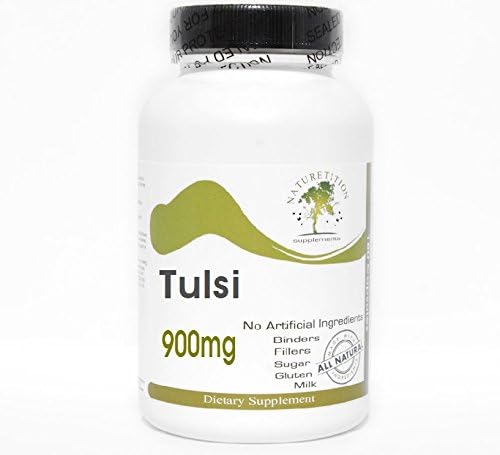 Tulsi 900mg ~ 180 Capsules - No Additives ~ Naturetition Supplements