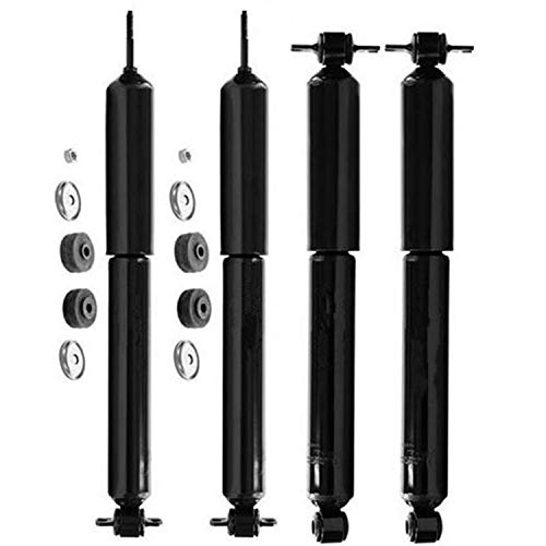 Maxfavor Front & Rear Shock Absorbers Compatible with 1991-2001 Jeep Cherokee Full Set of 4 (37027 37027 37083 37083 Replacement)