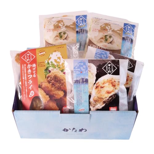 かなわ 電子レンジ対応 かき惣菜 詰め合わせ 殻付かきグラタン かきフライ オイスターチャウダー