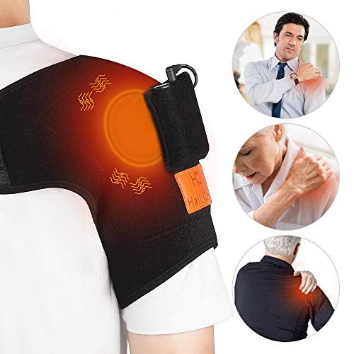 Wireless Shoulder Massager with Heat Massaging Heating Shoulder Therapy Wrap Heated Shoulder BraceVibration Heated Shoulder Wrap for Muscle Pain Relief Frozen Shoulder Powered by Portable Charger Wireless Shoulder Massager with Heat Massaging Heating Shoulder Therapy Wrap Heated Shoulder BraceVibration Heated Shoulder Wrap for Muscle Pain Relief Frozen Shoulder Powered by Portable Charger