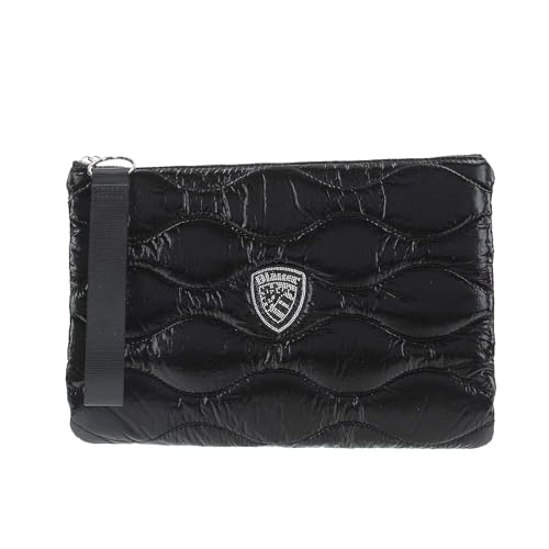 Borsa donna Blauer pochette Flow 03 in nylon trapuntato black B25BU03 F4FLOW03/SOF Piccola