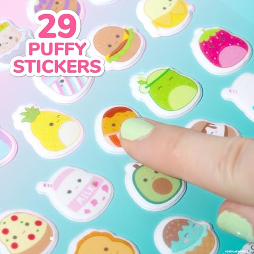 Image of Original Squishmallows Squishy Sticker Book for Kids, Scrapbook, Journaling, Laptop Sticker Pack for Kids Crafts