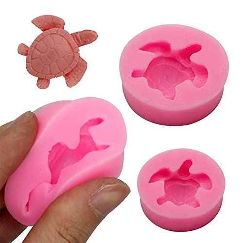 5pezzi tartaruga stampo in silicone Tartaruga