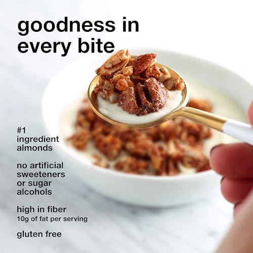 KIND Zero Added Sugar Keto Granola, Apple Cinnamon Nut, Good Source of Fiber, Gluten Free, Low Sugar, 5g Protein, 1 Count