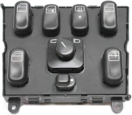 Evan-Fischer Window Switch Compatible With Mercedes Benz ML320 1998-03 ML430 1999-01 ML500 2002-03 ML55 AMG 2000-03 Quadruple