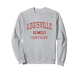 Louisville Kentucky KY Vintage Athletic Sports Design Sweatshirt