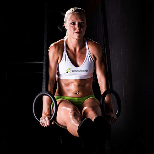 ProsourceFit Fitness Gymnastics Rings with Straps for Total Body Conditioning at Home by ProsourceFit - Image 6