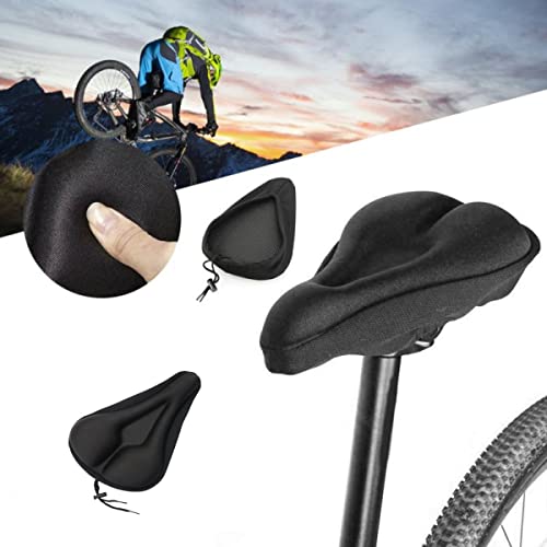 Capa Para Selim De Bicicleta Gel Banco Bicicleta Anatômico Confortável Macio Silicone Ajustável Tama