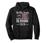 Khanna 2028 for President Ro Khanna 2028 US Flag Vintage Pullover Hoodie