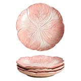 Picture of Gaolinci 7.5 Inches Cabbage Series Cartoon Ceramic Dinner Plate(Set of 4)