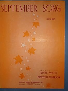 'September Song' Piano/vocal/guitar