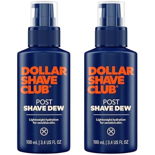 Dollar Shave Club | Post Shave Dew 3.4 oz (2 Pack) | Aftershave for Men