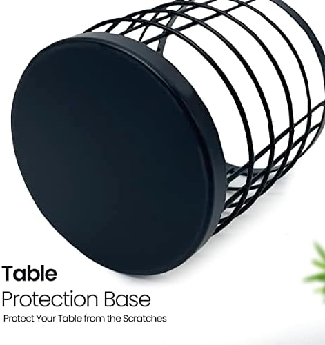 Utensil Holder for Kitchen, Cutlery Holder Stand | Metal Wire Kitchen Utensil Holder, Organiser and Drainer - Space Saving Utensil Rack for Spatulas Wooden Spoons and Tongs