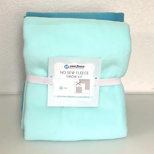 YourFleece No-Sew Throw Fleece Kit
