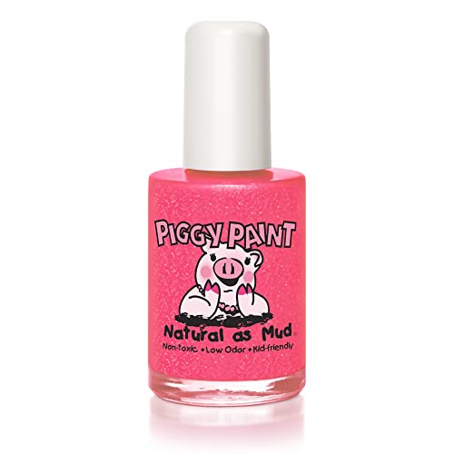 Piggy Paint | 100% Non-Toxic Girls Nail Polish | Safe, Cruelty-Free, Vegan, & Low Odor For Kids | Light Of The Party Nail Polish #TOP28