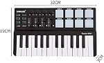 Btuty 25-Key MIDI Keyboard Panda mini Portable Mini Drum Pad MIDI Controller, USB