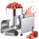 Macchina per salsa di pomodoro, 450 W Macchina per colino elettrico, Spremiagrumi in acciaio inox, ad alto rendimento 90-160kg/h per marmellate e salse