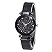 Produktbild Abstand Armbanduhruhren Fghyh Fashion Watch Star Sky Watch Damen Magnet Stone Milan Mesh Belt Damenuhr(BK)