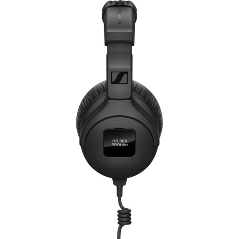 Sennheiser HD 300 Pro Monitoring Headphones Bundled with Headphone Stand + Cleaning Cloth (3 Items)