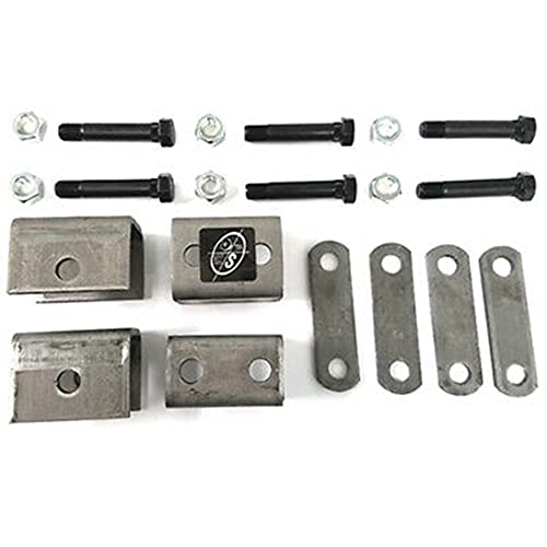 SOUTHWEST WHEEL 2,000 lbs. Trailer Axle Suspension Kit Incl. Leaf Springs, Hanger & U-Bolt kit
