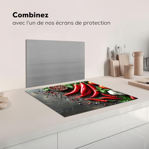 KitchenYeah© Herdabdeckplatte Einteilig Küche Herdabdeckung Induktionsfeld – Ansicht 7