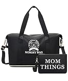 Terzini Bear Diaper Bag Tote, Mommy Bag for Hospital,Extra Large Travel Baby Duffle Diaper Bag with