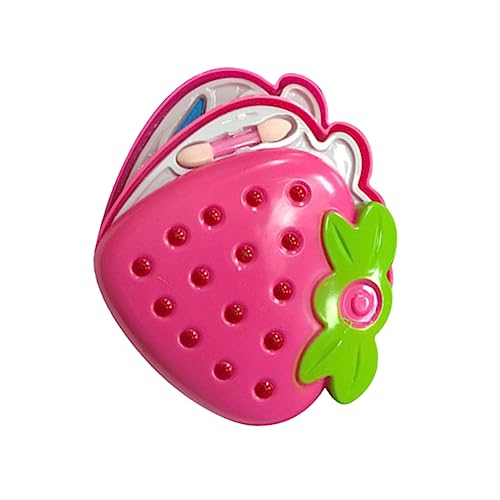 ifundom Brinquedos Fingir Kit De Vestir Com Espelho Kit De Maquiagem Infantil De Três Camadas Blush