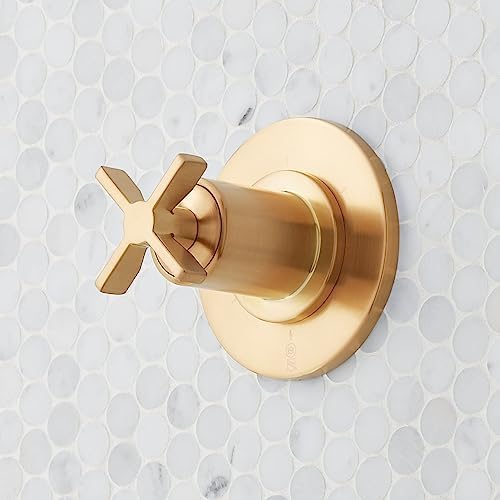 Signature Hardware 953802 Vassor 6 Function Diverter Valve Trim - Brushed Gold