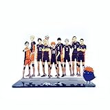 Haikyu - Karasuno Team Acrylic Standee - Otaku Collectible Figure, Gift for Anime Fans