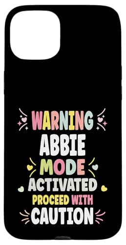 ABBIE Personalized Women's Gift Custom ABBIE �X�}�z�P�[�X iPhone 15 Plus �p