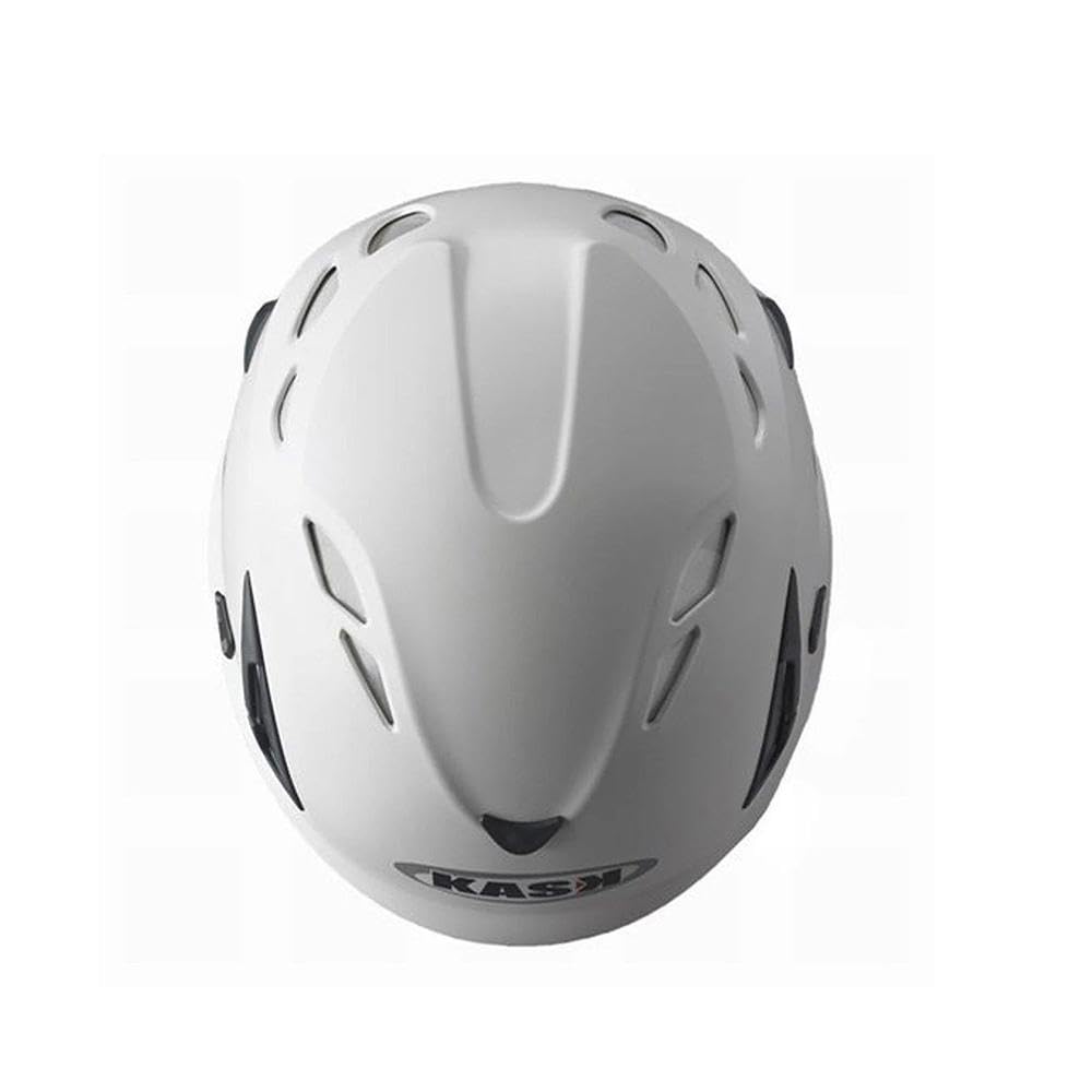 Kask Helm Zubehör KASK Plasma AQ Industriehelm, Orange, Größe M (51-63 Cm) – Mit Belüftung, Kinnriemen, Kopflampenhalterung Helm Für Arbeiten Mit Kopflampe